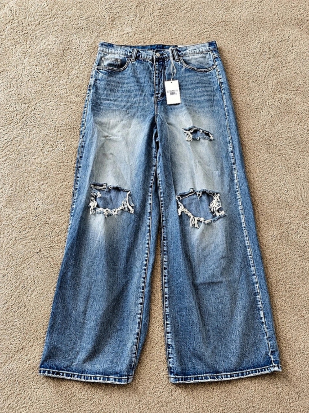 mavi Wide Leg Jeans in Blue Waist 36 NWT